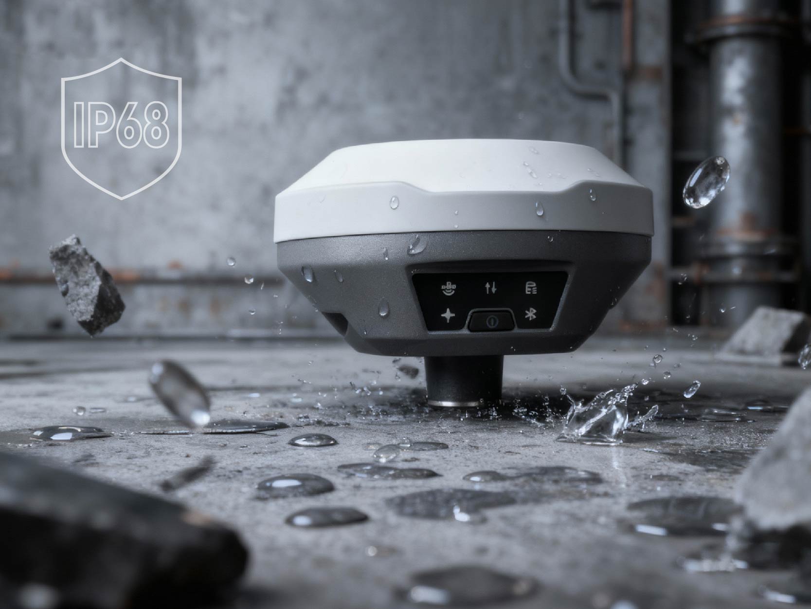 IP68 rugged weatherproof design